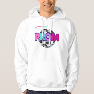 The Prom Over Head Hoodie White Unisex