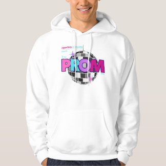 The Prom Over Head Hoodie White Unisex
