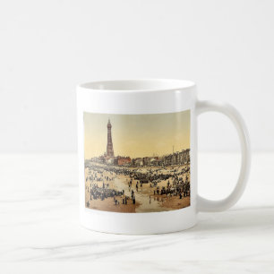 The Promenade and Tower from South Pier, Blackpool Coffee Mug