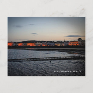 The promenade at Llandudno Postcard