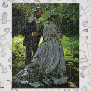 The Promenaders, aka The Strollers by Claude Monet Jigsaw Puzzle