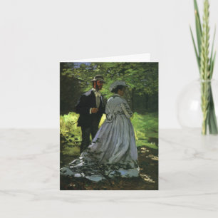 The Promenaders (The Strollers) by Monet Wedding Thank You Card
