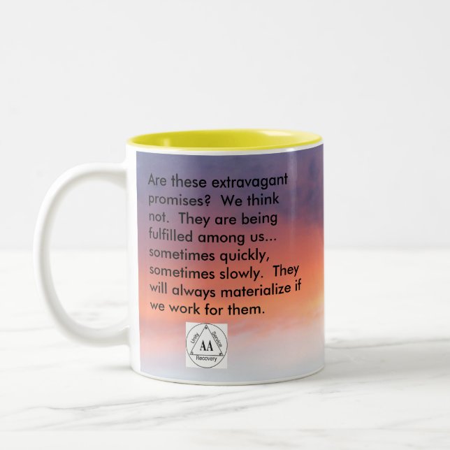 The Promises Two-Tone Coffee Mug (Left)