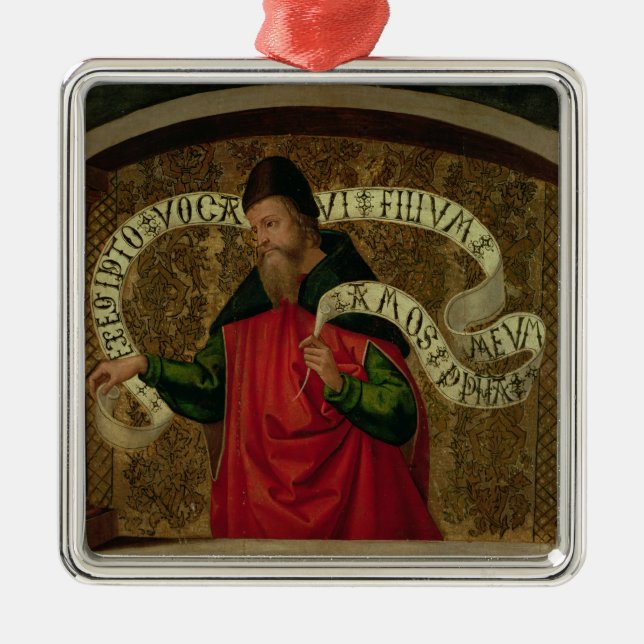 The Prophet Amos, 1535 Metal Tree Decoration (Front)
