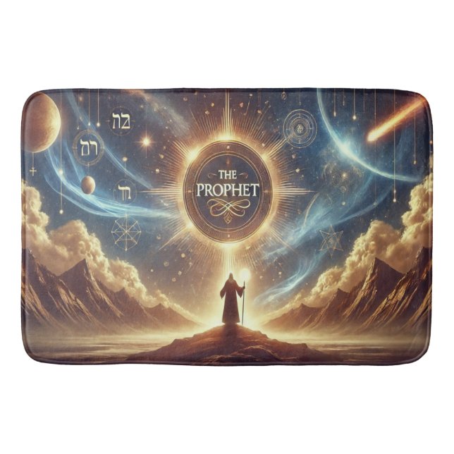 'The Prophet' Bath Mat: Step Into a Sanctuary of S Mat (Front)