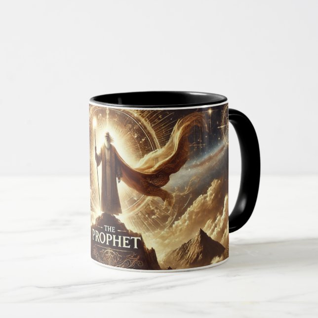 The Prophet' Coffee Mug: Sip Inspiration with Ever Mug (Front Right)