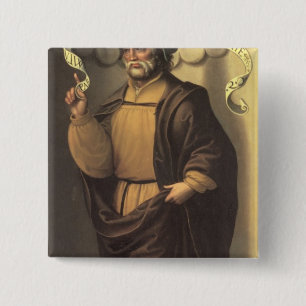 The Prophet Isaiah 15 Cm Square Badge