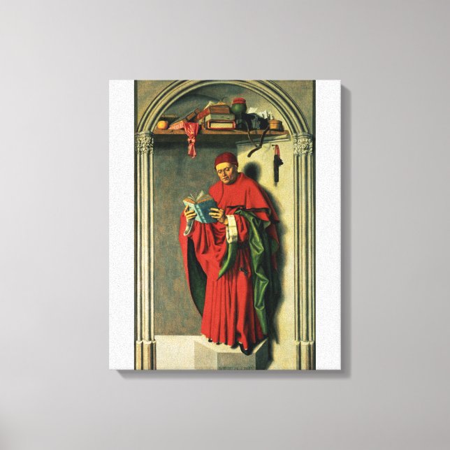 The Prophet Jeremiah, 1443-45 Canvas Print (Front)