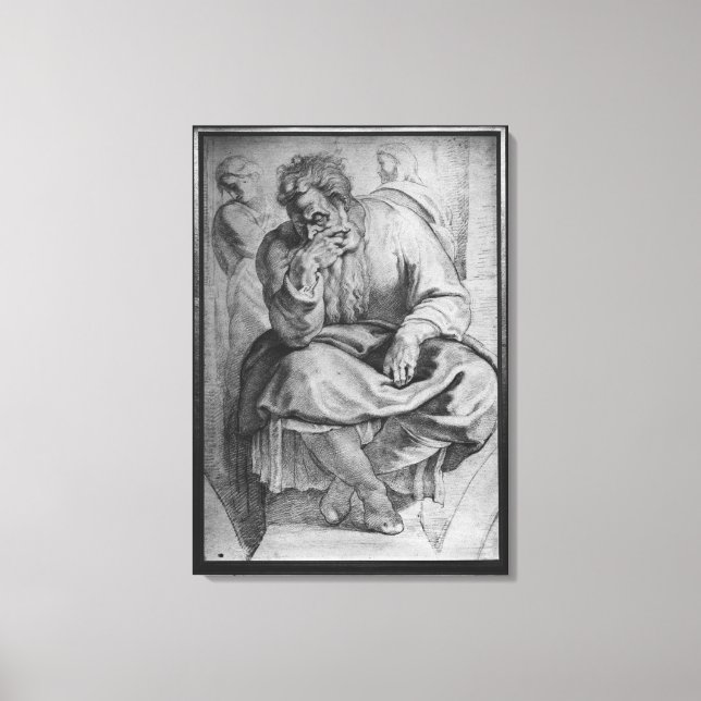 The Prophet Jeremiah Canvas Print (Front)
