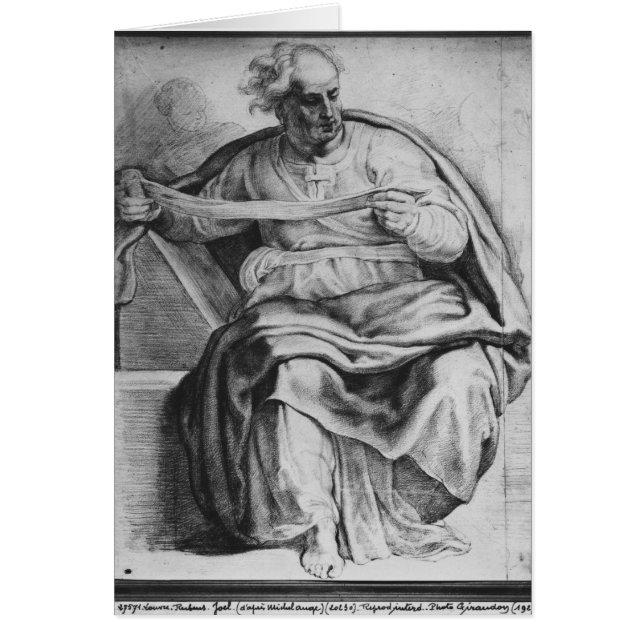The Prophet Joel, after Michangelo Buonarroti (Front)