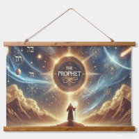 The Prophet' Sacred Wall Tapestry: Divine Ambiance