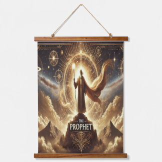'The Prophet' Tall Wall Hanging: Elevate Your Atmo Hanging Tapestry