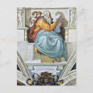 The prophet Zacharias Postcard