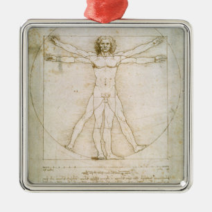 The Proportions of the human figure Metal Tree Decoration