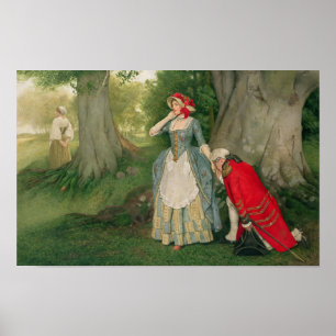 The Proposal by Sir James Dromgole Linton Poster