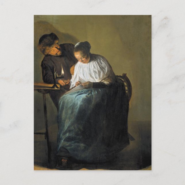 The Proposition by Judith Leyster Postcard (Front)
