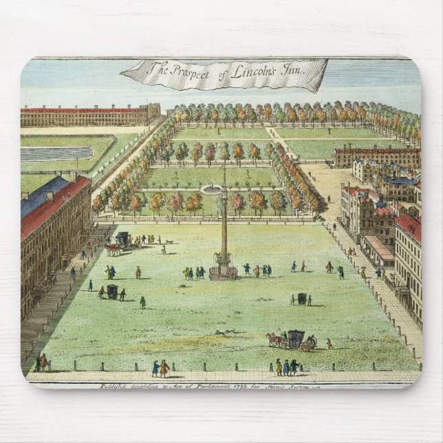 The Prospect of Lincoln's Inn, for 'Stow's Survey Mouse Mat (Front)