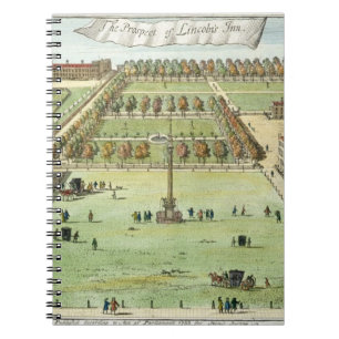The Prospect of Lincoln's Inn, for 'Stow's Survey Notebook