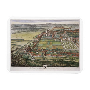 The prospect of Nottingham from the East engraved Magnet