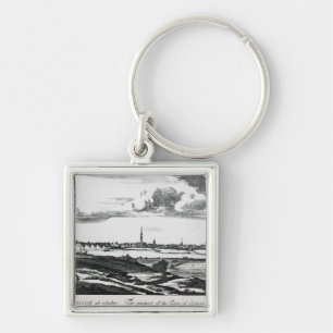 The Prospect of the Town of Glasgow Key Ring