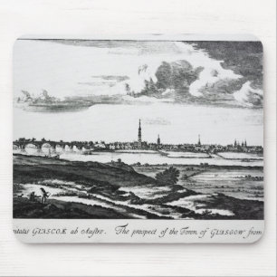 The Prospect of the Town of Glasgow Mouse Mat