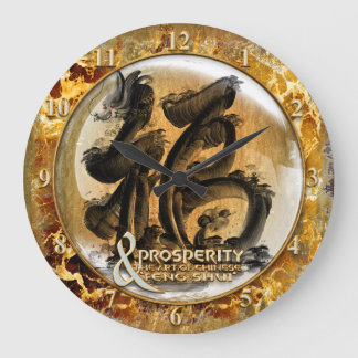THE PROSPERITY CONNEXION : Art of Chinese Fengshui Large Clock
