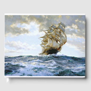 The Proud Ship Painting By Montague Dawson Guest Book