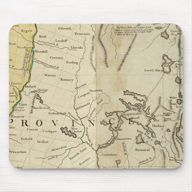 The Provinces of Massachusetts Bay Mouse Mat (Front)