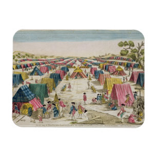 The Prussian Army Camp, Drawn from Life on the Fie Magnet