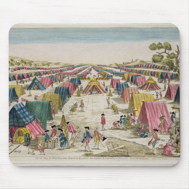 The Prussian Army Camp, Drawn from Life on the Fie Mouse Mat (Front)