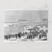 The Prussian army crossing the Shlei at Arnis