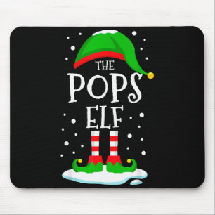The Ps Elf Christmas Family Matching Xmas Grandpa Mouse Mat