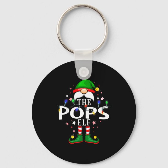 The Ps Elf Christmas Family Pajama Party  Key Ring (Front)