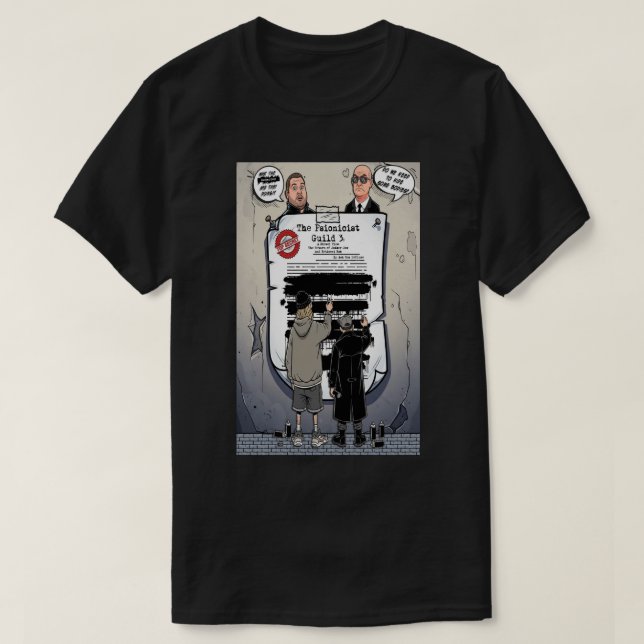 The Psionicist Guild 3 Dark T-Shirt (Design Front)