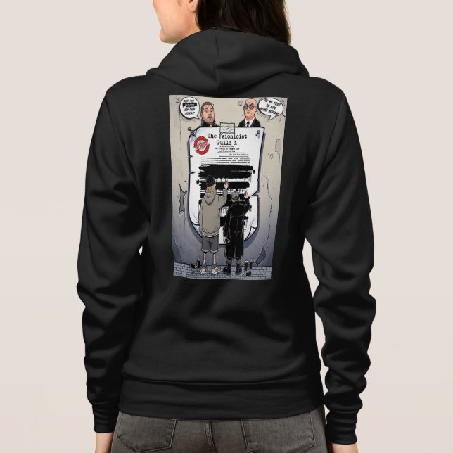 The Psionicist Guild 3 Zip-up Hoodie (Back)