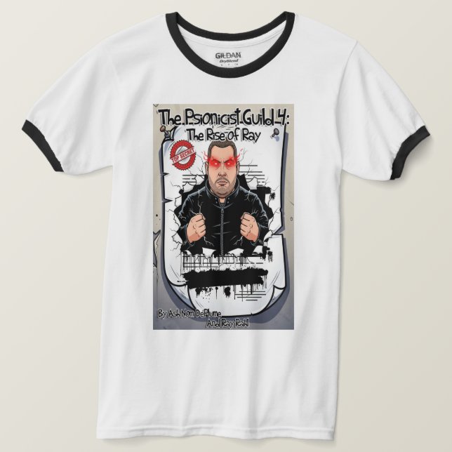 The Psionicist Guild 4 Ringer T-Shirt (Design Front)