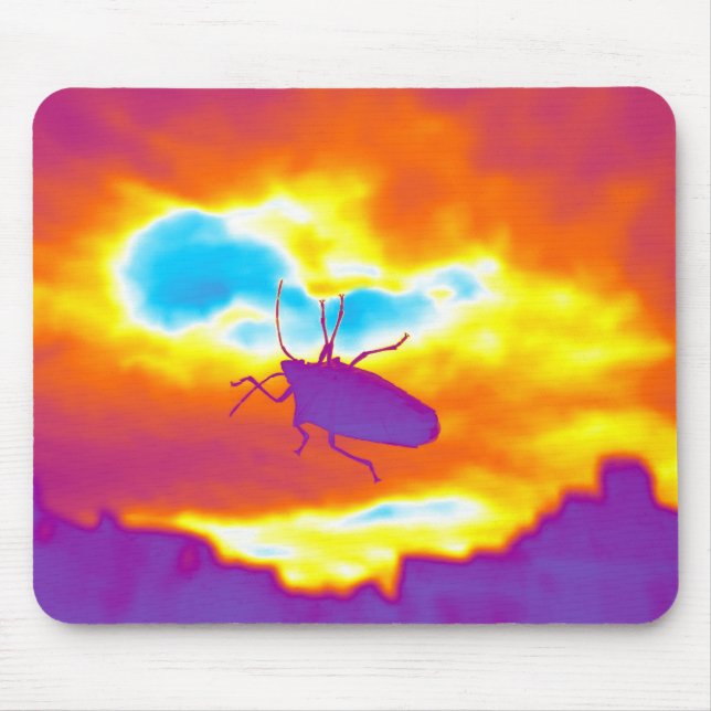 The Psychedelic Bug Mouse Mat (Front)