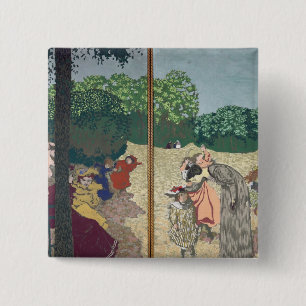 The Public Gardens 15 Cm Square Badge