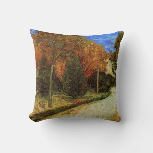 The Public Park at Arles by Vincent van Gogh Cushion (Front)