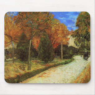 The Public Park at Arles by Vincent van Gogh Mouse Mat