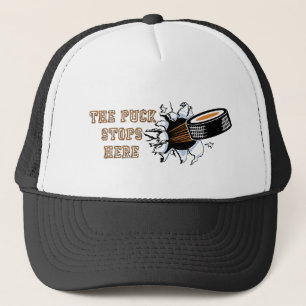 The Puck Stops Here Hockey Hat