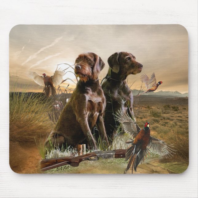The Pudelpointer  Mouse Mat (Front)