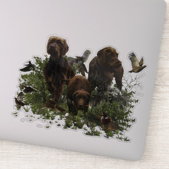 The Pudelpointer   Sticker (Detail)