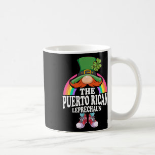 The Puerto Rican Leprechaun St Patricks Day Costum Coffee Mug