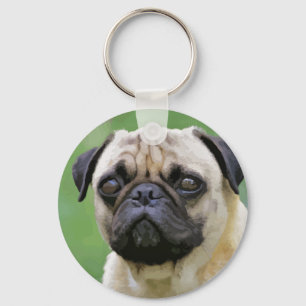 The Pug Dog Key Ring