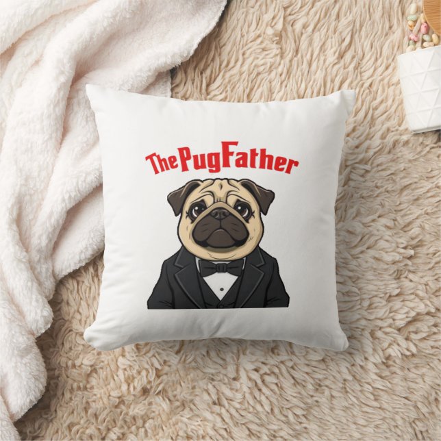 The Pug Father Cushion (Blanket)