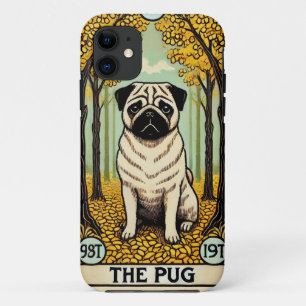 The Pug Tarot Card iPhone 11 Case