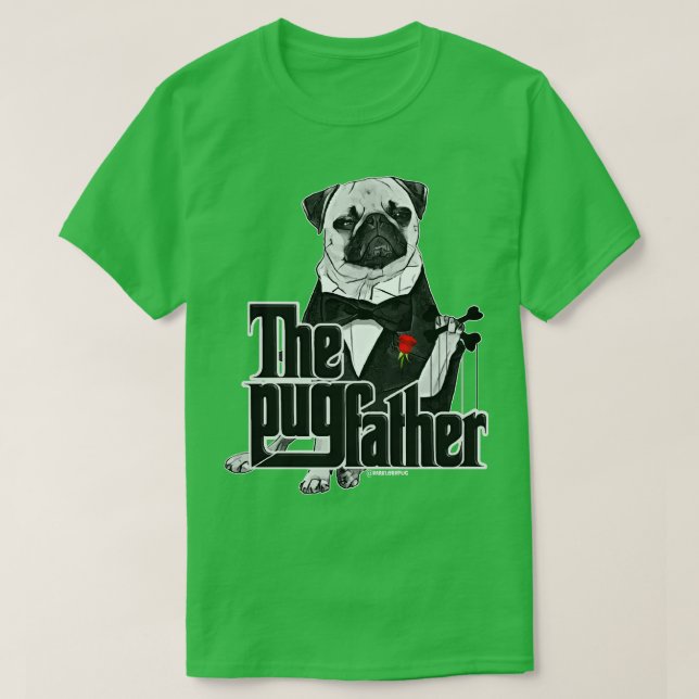 The Pugfather T-Shirt (Design Front)