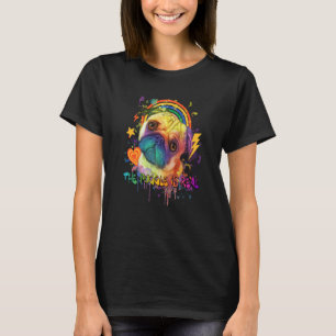 The Puggle Is Real Pug Dutch Bulldog Humour Dog T-Shirt