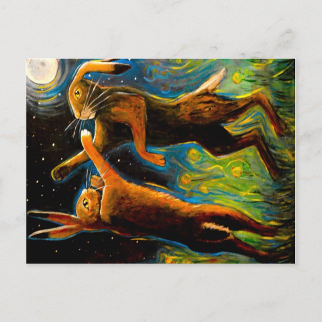 The pugilists postcard (Front)